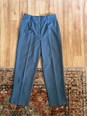 H&M Blue Straight Leg Pants
